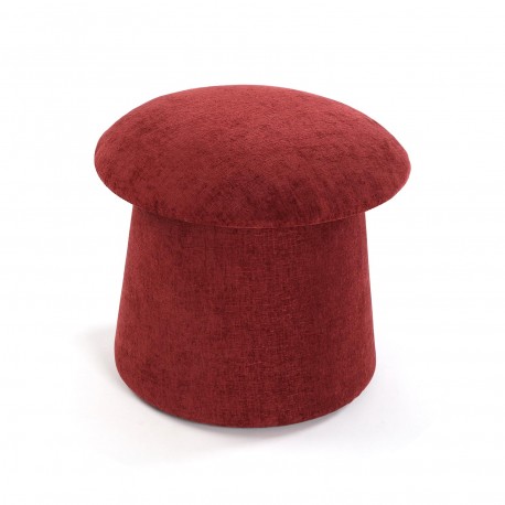 PUFF COM ARMAZENAMENTO VERMELHO