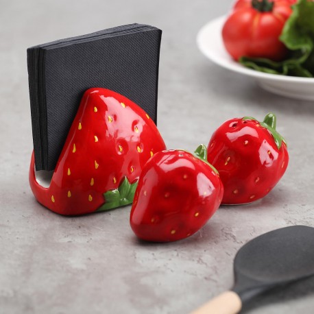 CONJUNTO SALEIRO PIMENTEIRO MORANGO