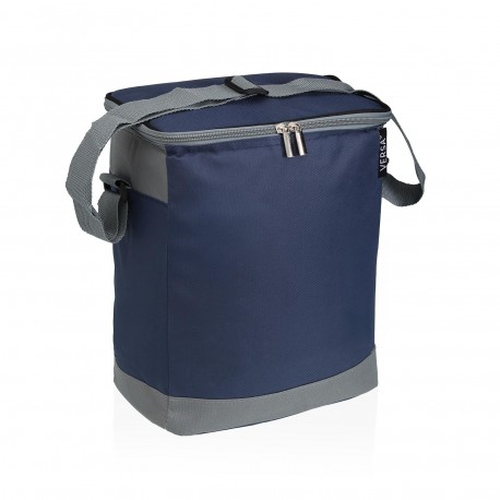 FIAMBREIRA ISOTÉRMICA 14L CINZA E AZUL