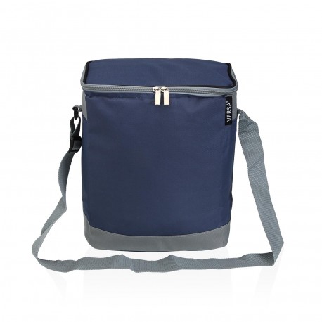 FIAMBREIRA ISOTÉRMICA 14L CINZA E AZUL