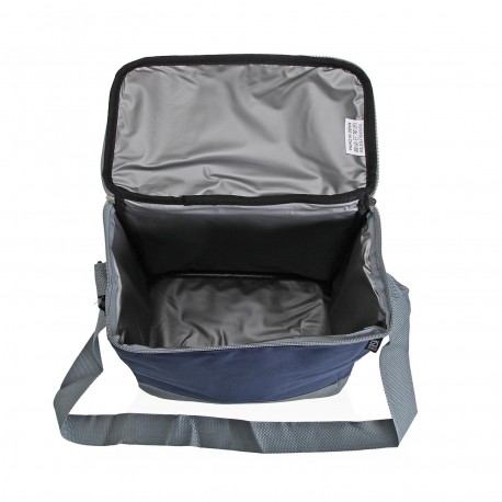 FIAMBREIRA ISOTÉRMICA 14L CINZA E AZUL