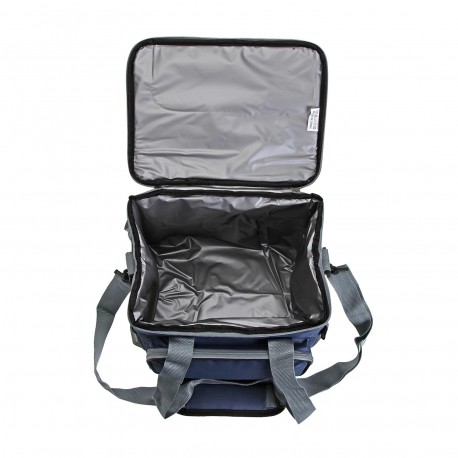 FIAMBREIRA ISOTÉRMICA 16L CINZA E AZUL