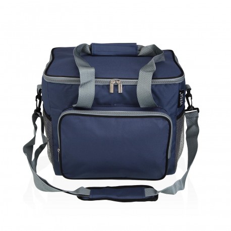 FIAMBREIRA ISOTÉRMICA 27L CINZA E AZUL