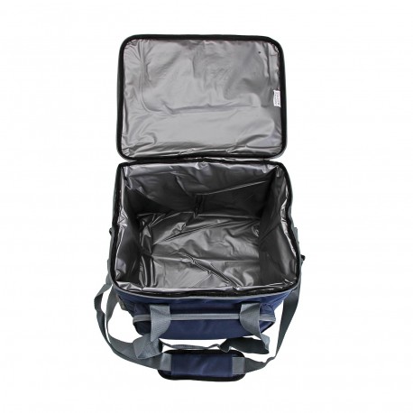 FIAMBREIRA ISOTÉRMICA 27L CINZA E AZUL