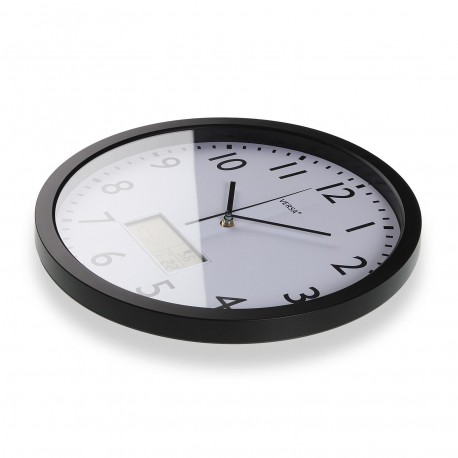 RELOJ METEO NEGRO 35CM