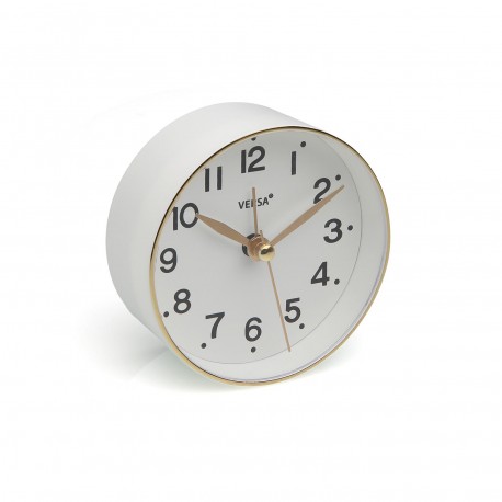 DESPERTADOR BRANCO 8,5 CM