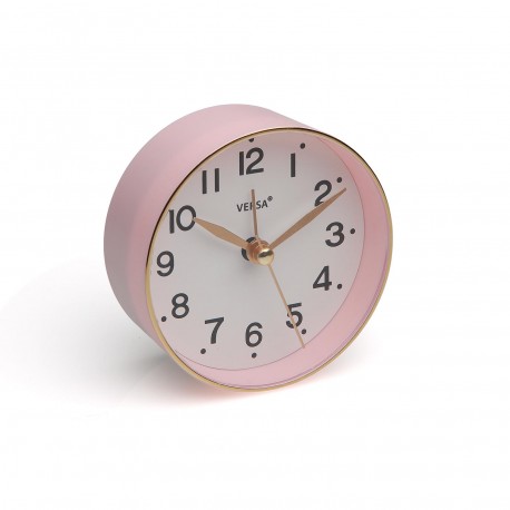 DESPERTADOR ROSA 8,5 CM