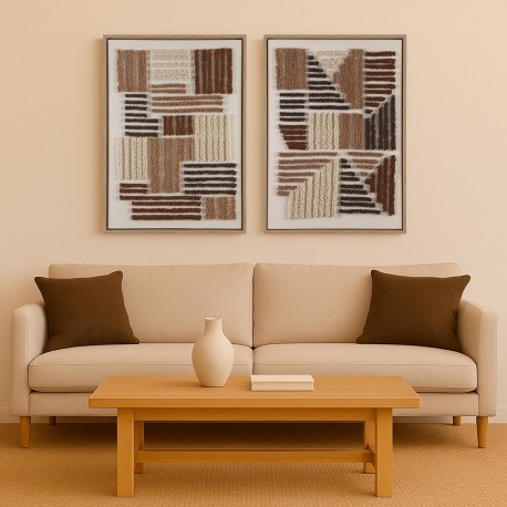 QUADRO EM TELA EMOLDURADO 50X70