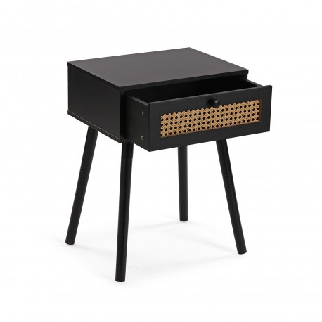 MESA DE CABECEIRA AHEDO PRETA