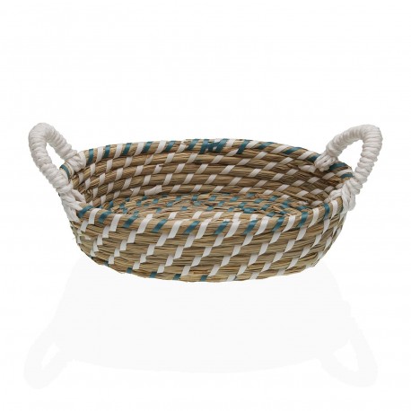CESTO BRANCO E AZUL 26 CM