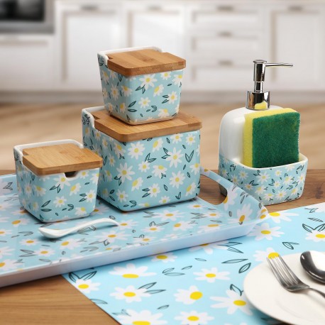 CANECA DAISY BLUE