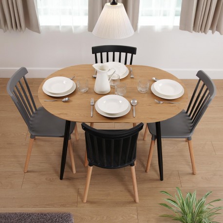 MESA EXTENSÍVEL PRETA DOINYO