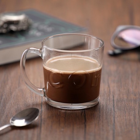 CHÁVENA VIDRO "COFFEE" 270 ML