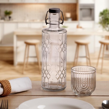 GARRAFA 1000ML TRANSPARENTE