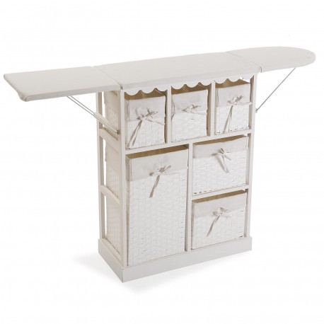 MUEBLE C/ CESTAS  BLANCO BASIC