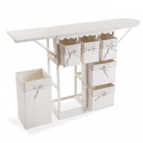 MUEBLE C/ CESTAS  BLANCO BASIC