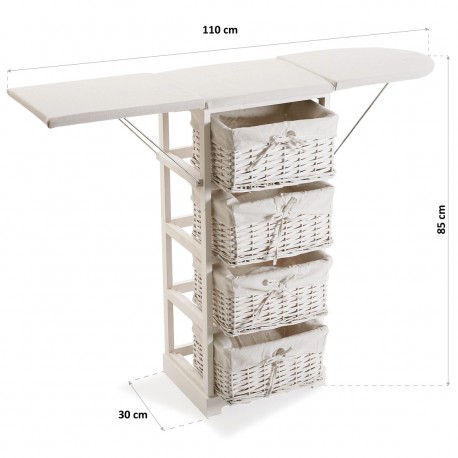 MUEBLE CAJONERO BLANCO BASIC
