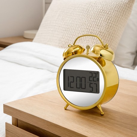 DESPERTADOR DOURADO