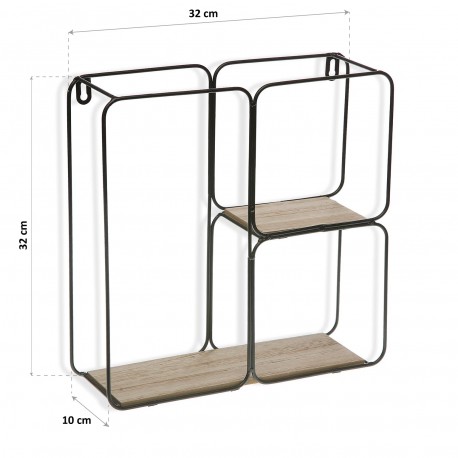 ESTANTERIA PARED CUADRADO 32CM