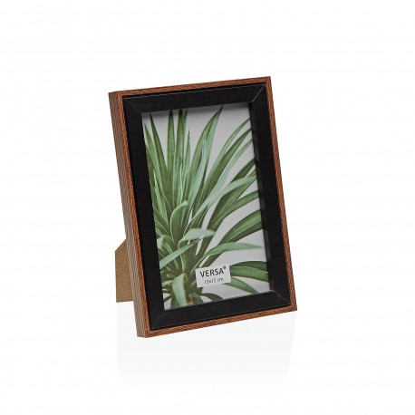 MOLDURA 10X15 MADEIRA PRETA