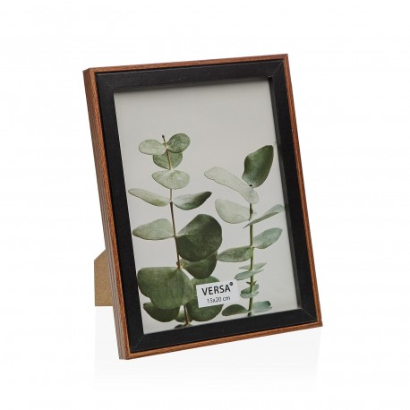 MOLDURA 15X20 MADEIRA PRETA