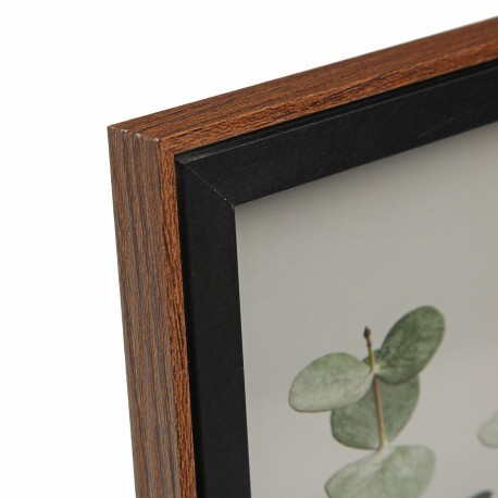 MOLDURA 15X20 MADEIRA PRETA