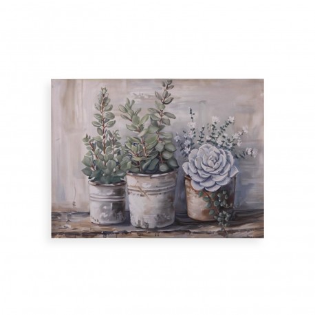 QUADRO TELA JARROS 30 X 40