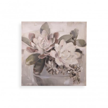QUADRO FLORES 40 X 40