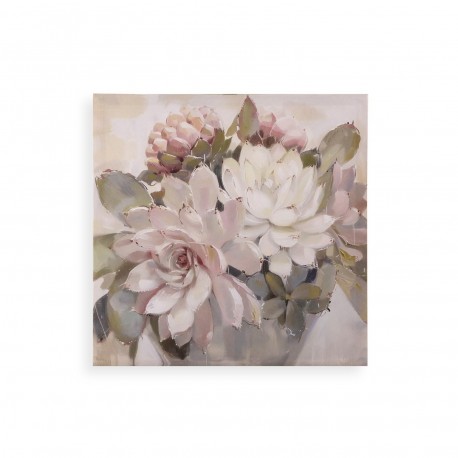 QUADRO FLORES 40 X 40