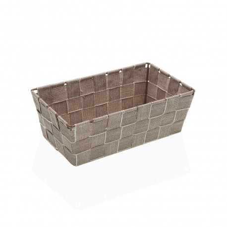 CESTO QUADRADO 24 X 14 BEGE
