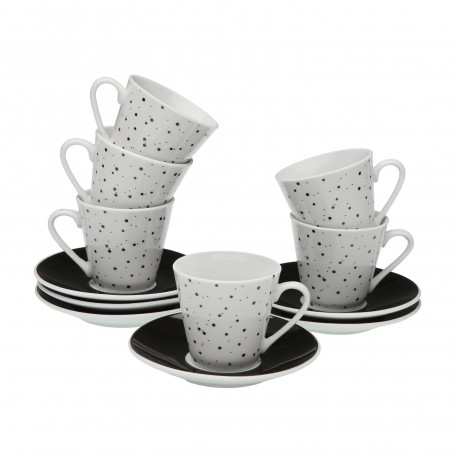 CONJUNTO 6 CHÁVENAS CAFÉ C/ PIRES SPECKLE