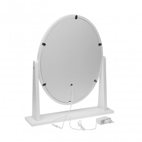 ESPELHO OVAL COM LUZES GLAM