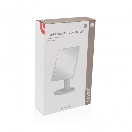 ESPELHO BRANCO LUZ LED