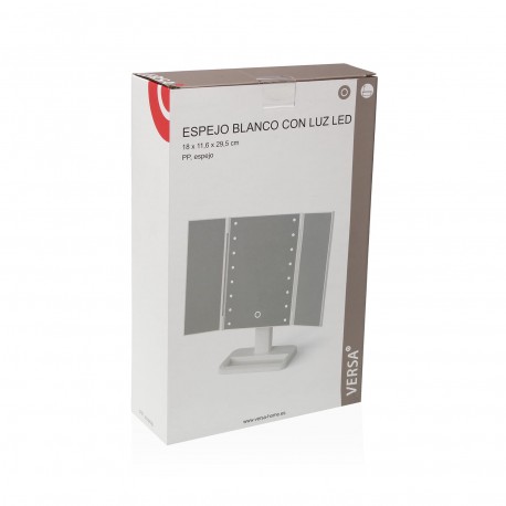 ESPELHO BRANCO LUZ LED