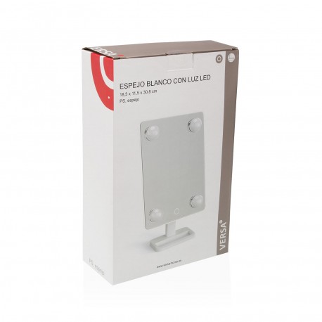ESPELHO BRANCO LUZ LED