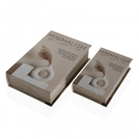 CONJUNTO 2 LIVROS DECORAÇÃO MINIMALISM