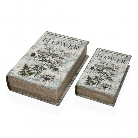 CONJUNTO 2 LIVROS DECORAÇÃO SPRING BEGINS