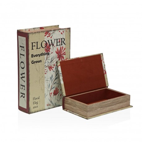 CONJUNTO 2 LIVROS DECORAÇÃO FLOWER ELEGANCE