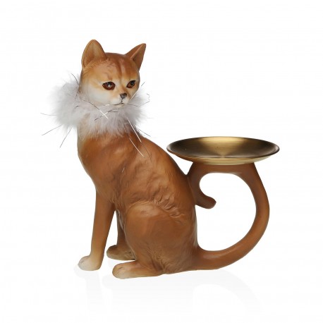 FIGURA GATO COM BANDEJA