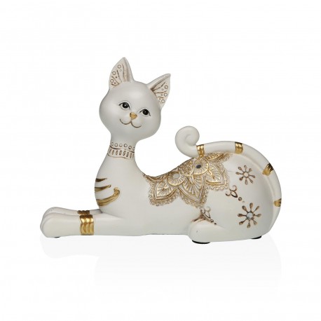 FIGURA GATO BRANCO 20X14,5CM