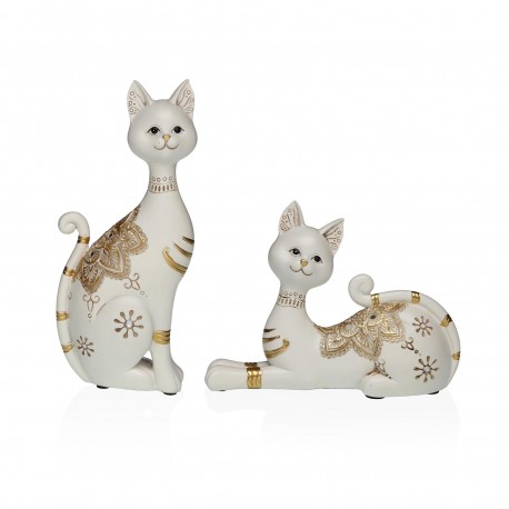 FIGURA GATO BRANCO 10,5X24CM