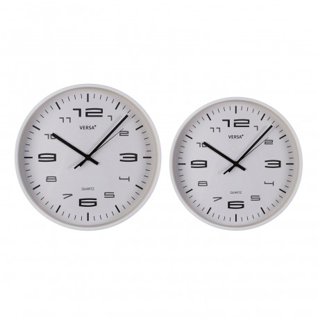 RELÓGIO PAREDE BRANCO 25CM