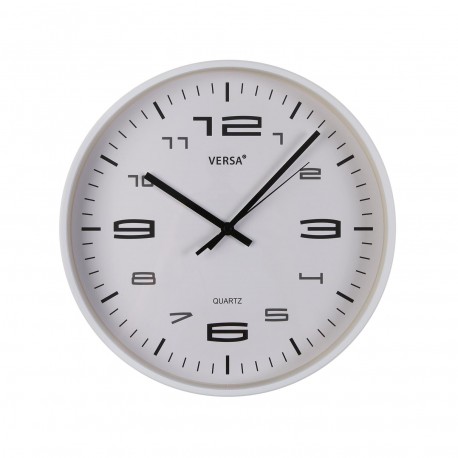 RELÓGIO PAREDE BRANCO 30CM