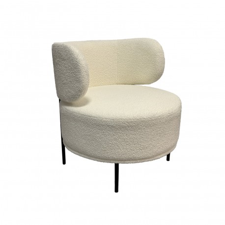 POLTRONA ERIE DE BORREGUITO BRANCO
