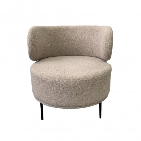 POLTRONA ERIE DE BORREGUITO BEGE