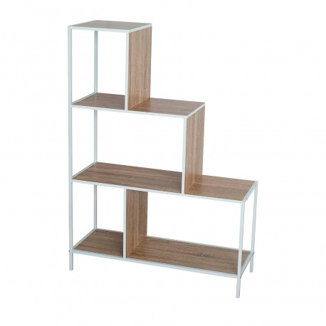 ESTANTE ESCADA 3 PRATELEIRAS BRANCO