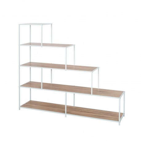 ESTANTE ESCADA 4 PRATELEIRAS BRANCO