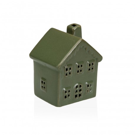 FIGURA CERÂMICA LED CASA VERDE