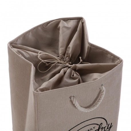 CESTO ROUPA "LAUNDRY" CREME