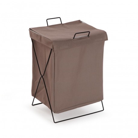 CESTO ROUPA "LAUNDRY" DOBRÁVEL CASTANHO